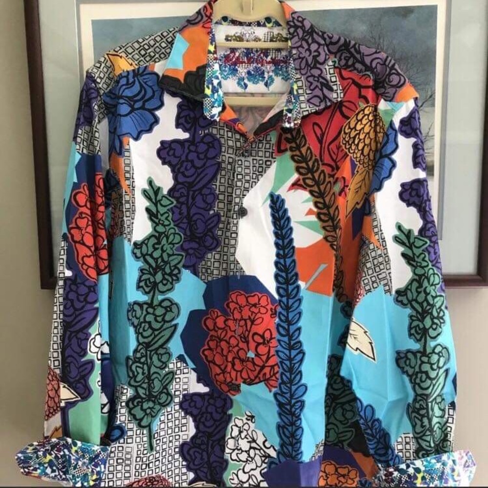 Robert graham wild flower sport shirt
